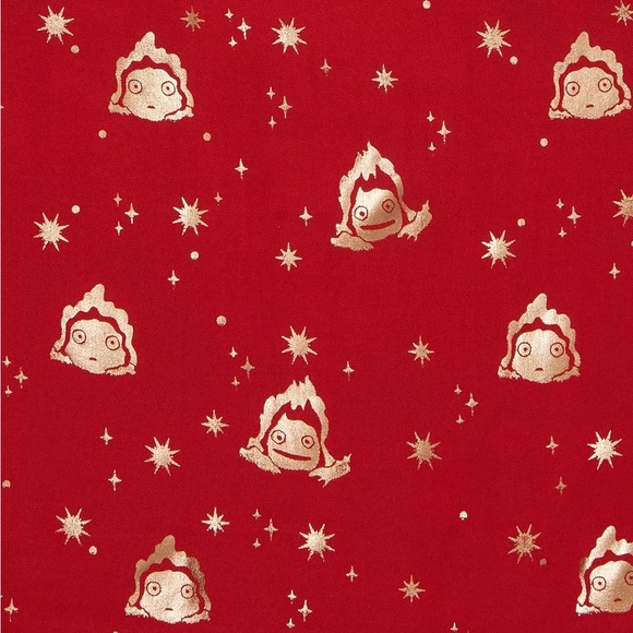 Studio Ghibli® Howl's Moving Castle Calcifer Starry Allover Print Smock Dress - Picture 4 of 4